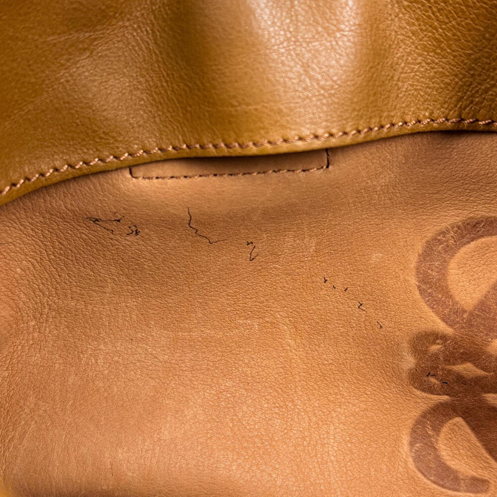 Loewe Amazona Fusta Tote Bag, Anagram Handbag, Suede, Brown, Women's - Picture 7 of 9